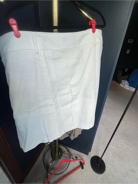 J.Crew Cream Knee Length Linen Blend Skirt- Size 22w- NWT